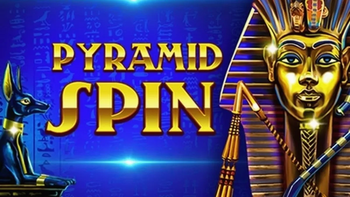 Pemandangan visual piramida megah dalam game slot Pyramid Spin