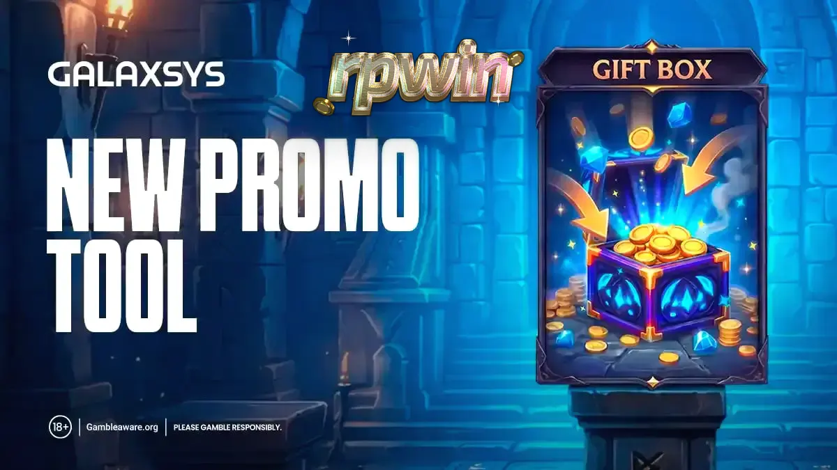 Tampilan antarmuka fitur promosi Gift Box dari Galaxsys dalam lingkungan permainan